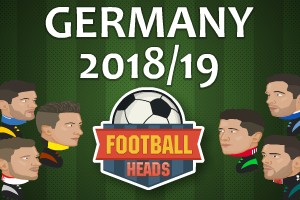 Game Football Heads: 2019-20 Germany (Bundesliga) online. Play for